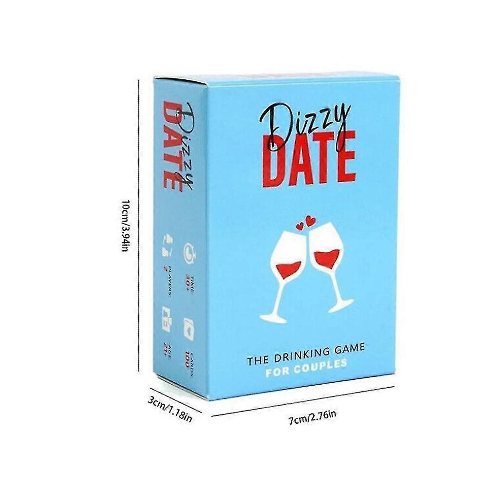 Dizzy Date Game Card 100 Dialogue Cards For Date Night Couples Valentines Gift