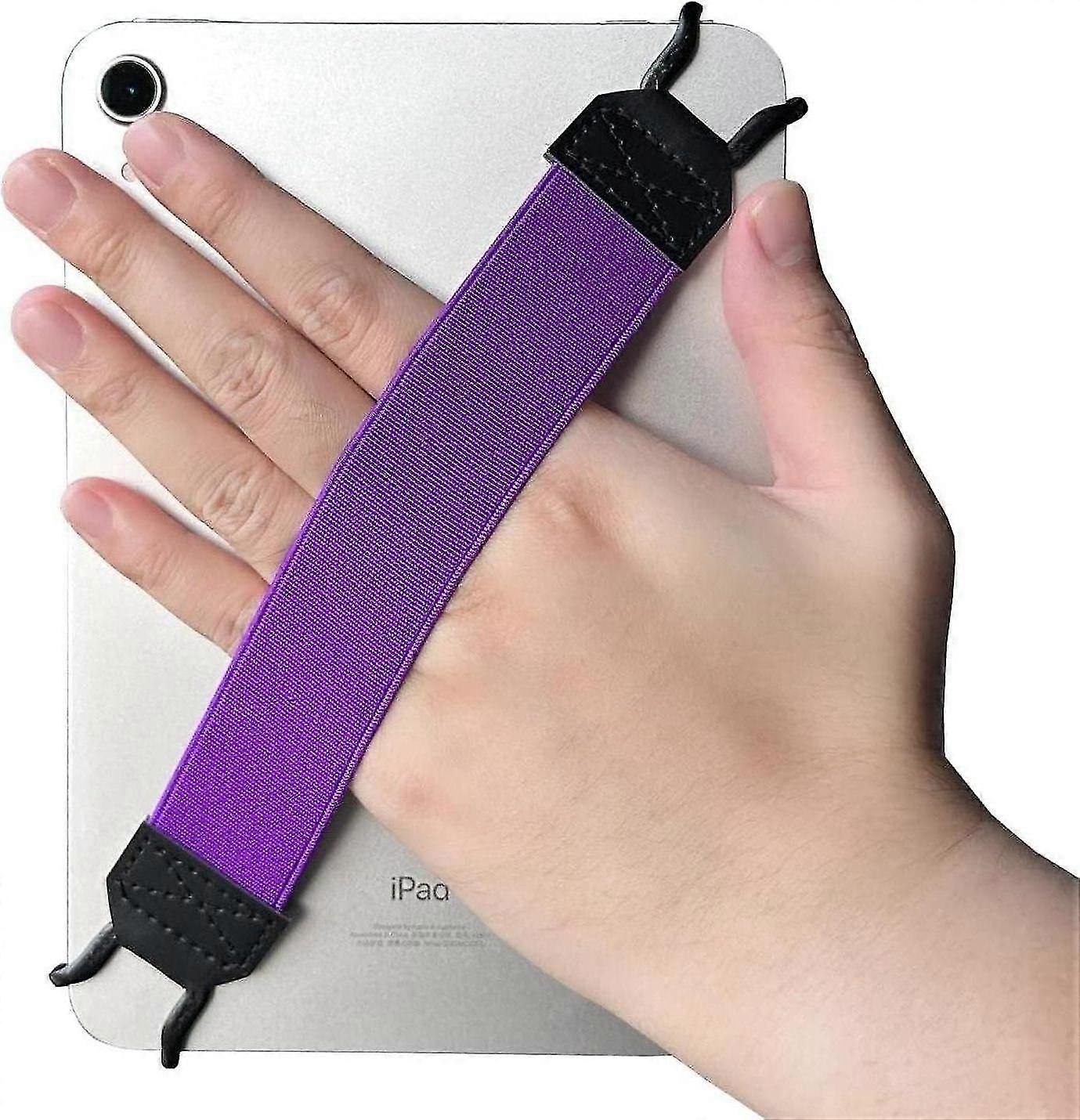 Universal Tablet Hand Strap Holder, Handle Grip With Elastic Belt, Secure Portable For Ipad/ip
