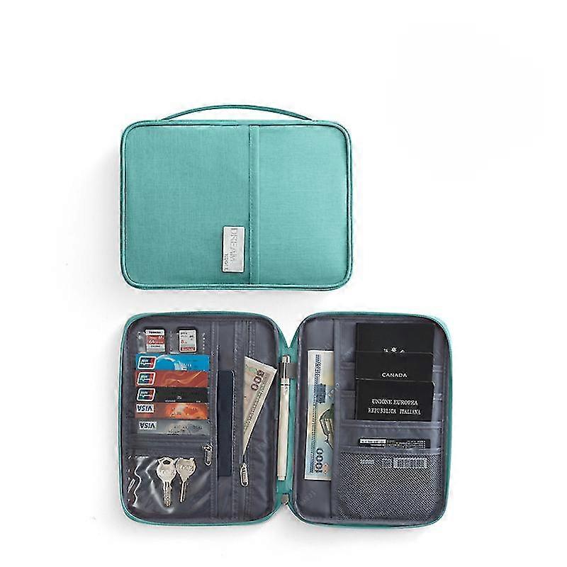 Passport Document Holder Id Cards Keys Organiser Family Travel Pouch Case
