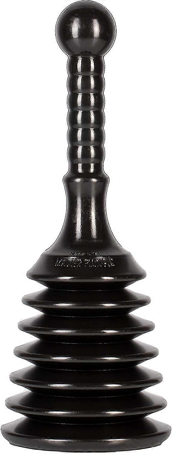 master plunger mps4 sink drain plunger for kitchen sinks, bathroom sinks, showers, and bathtubs. small and strong design with large bellows commerci