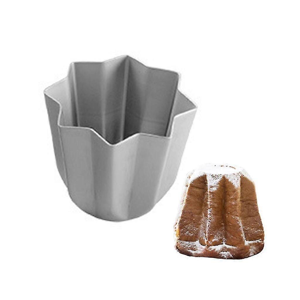 Non-stick Silver Octagonal Muffin Pan, 500g, Suitable for Instant Pot and Oven