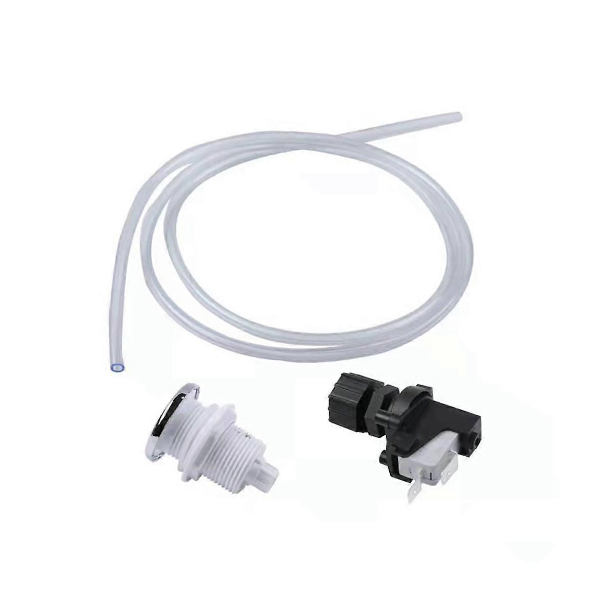 16A Bath Tub Spa Waste Garbage Disposal Self-Lock Air Switch Push Button