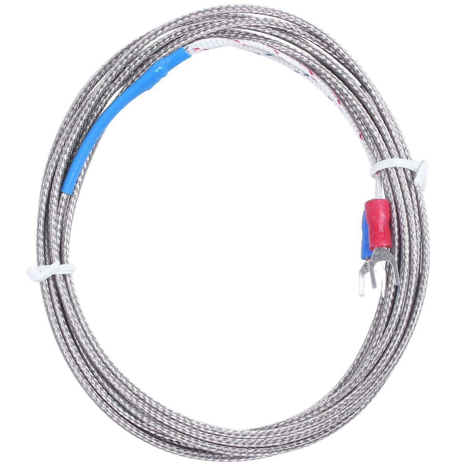9mm x 5mm Probe Ring K Type Thermocouple Temperature Sensor 2M 6.6Ft