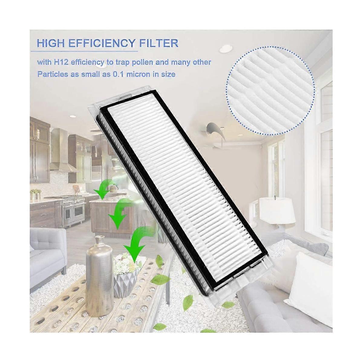 22PCS for Q / P10 A7400RR Vacuum Cleaner Accessory Main Side Brush Hepa Filter Mop Cloths Rag Dust
