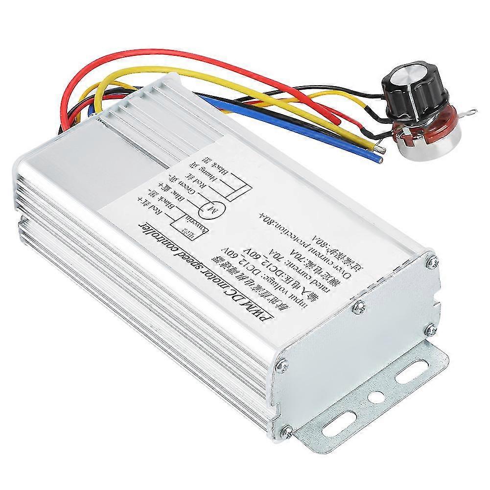 Dc 12v-60v 70a Pwm Motor Speed Controller Adjustable Drive Control Regulator