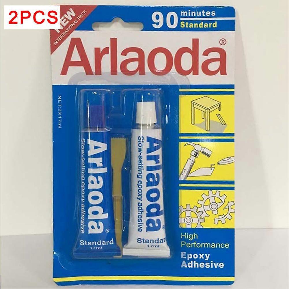 Araldite 2pcs/set 5/90 λεπτά Κεραμικές κόλλες Μεταλλικά χαρτικά AB Εποξειδική κόλλα AB κόλλα Αδιάβροχο υγρό