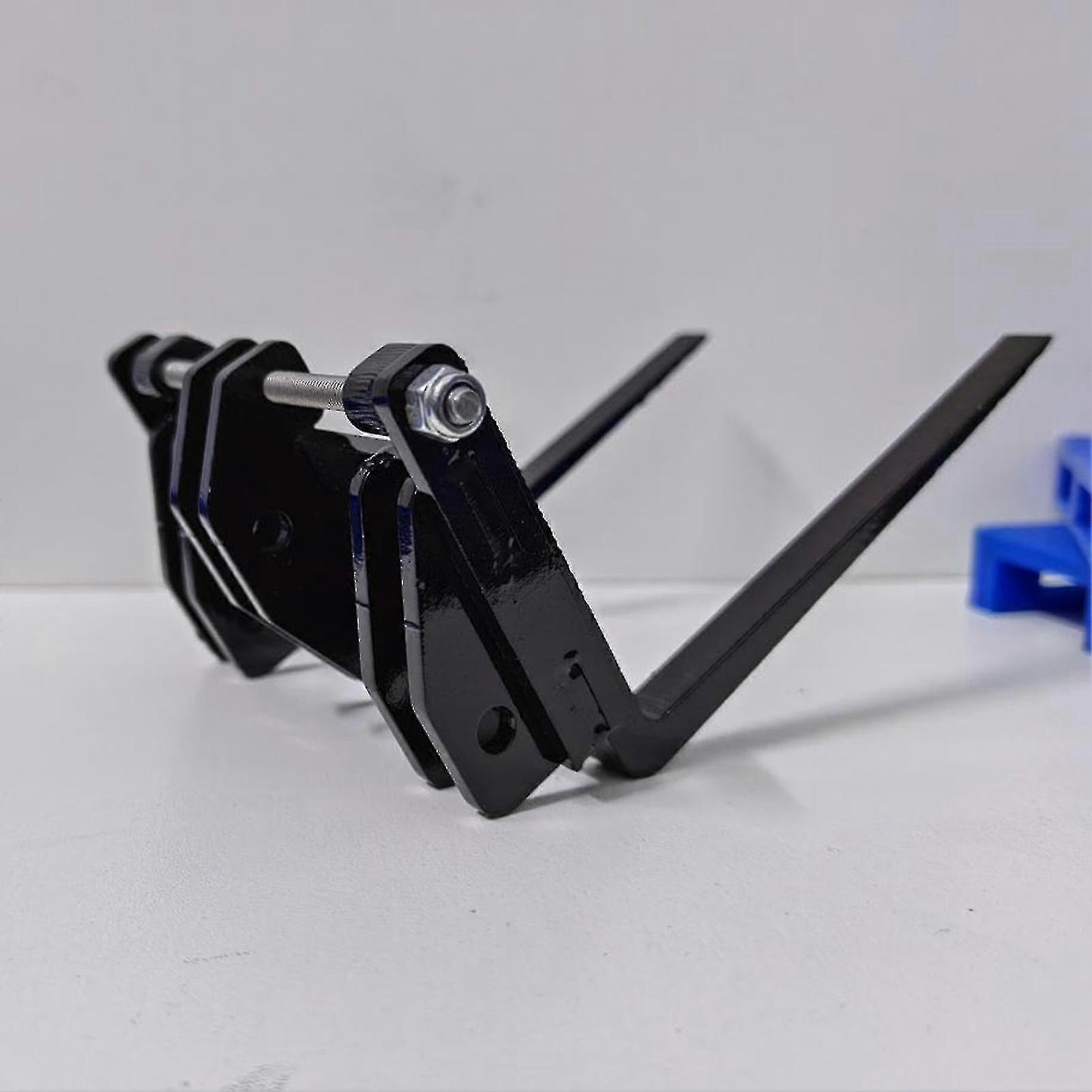 Metal Forklift Bucket Modified Pallet Fork For Huina 583 Loader Model Accessory