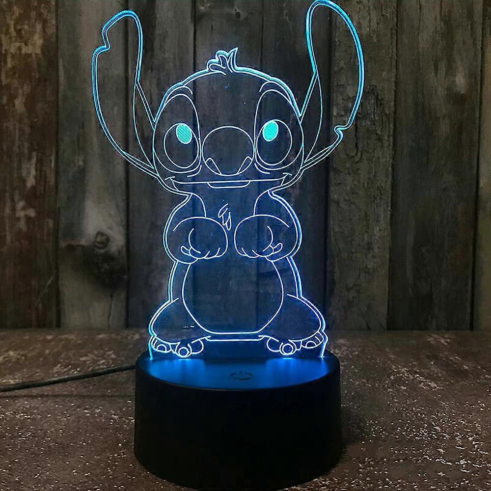 Stitch 3d Lamp Led Touch S 7 S Changing Bed Rat