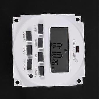 Sinotimer Tm618h-2 220v Ac Digital Time Switch Output Voltage 220v 7 Day Weekly Programmable Timer