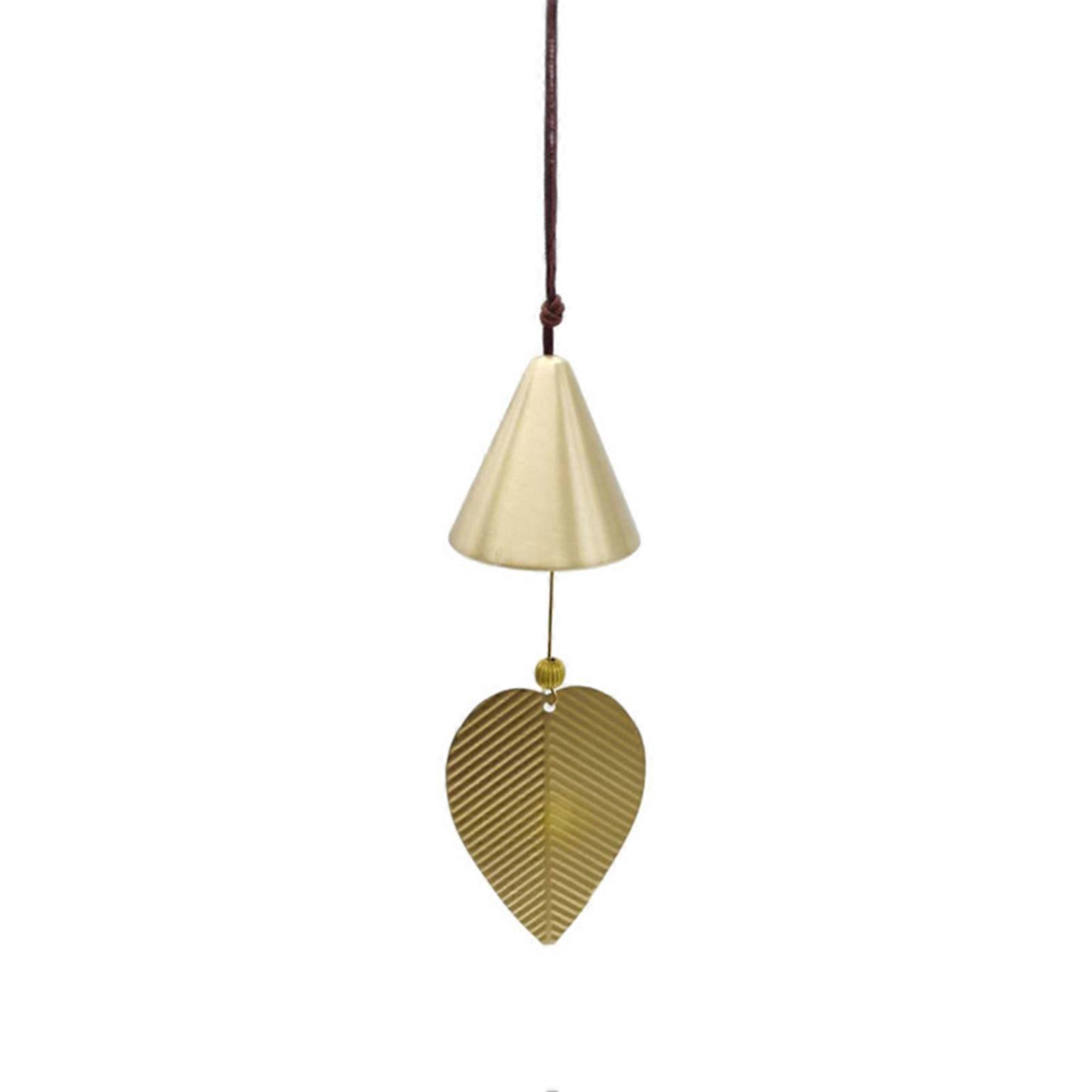 Carved Copper Windchimes Metal Bell Pendant Simple Windchimes Hanging Ornament Personalized Windchimes Decoration