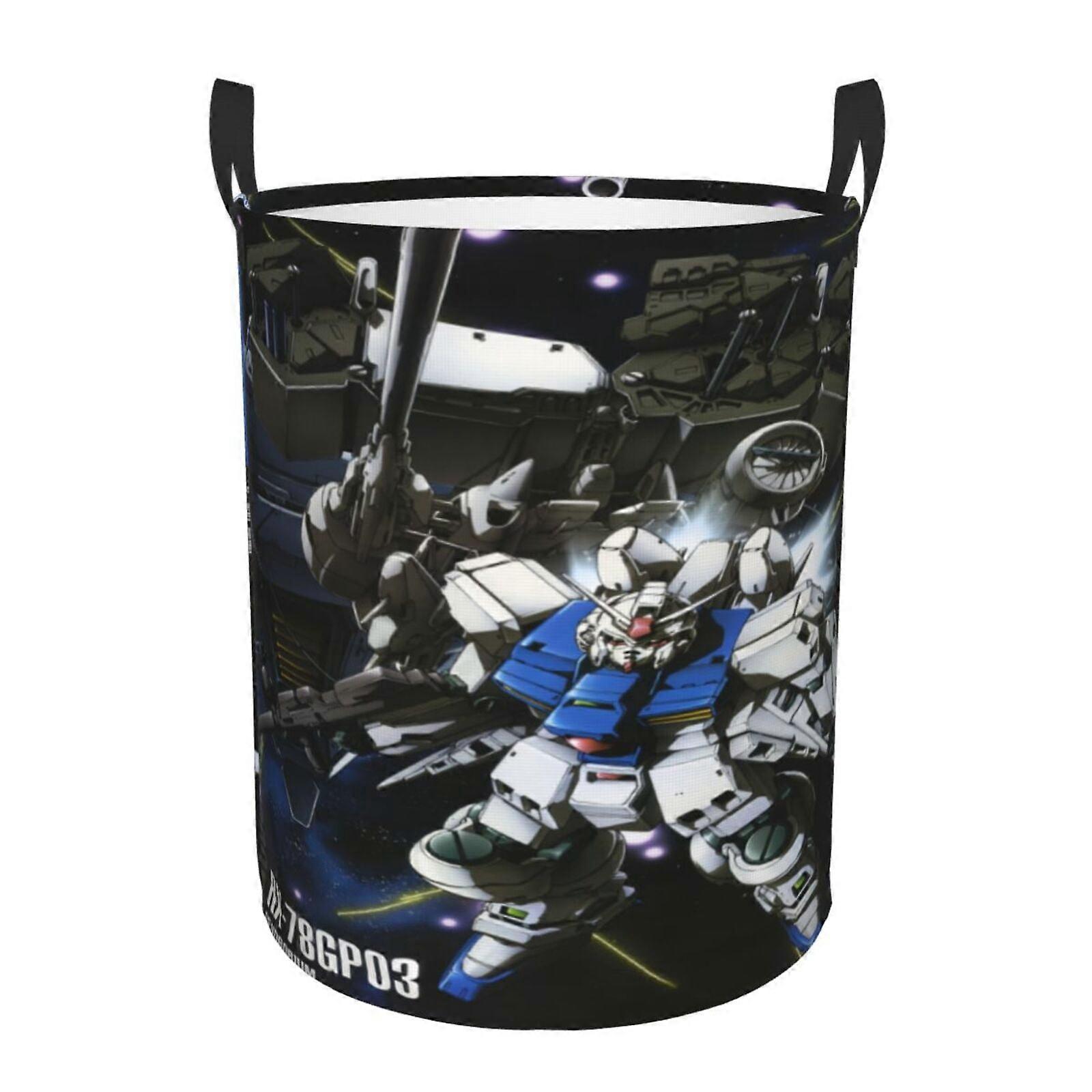 Καλάθι πλυντηρίου Gundam, πτυσσόμενο εμπόδιο πλυντηρίου, βρώμικο εμπόδιο ρούχων, αδιάβροχο εμπόδιο ρούχων, πτυσσόμενο πλυντήριο Stora-SYS25748