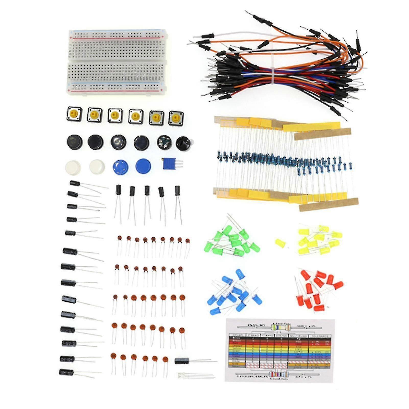 Diy Electronic Component Kit With Storage Box