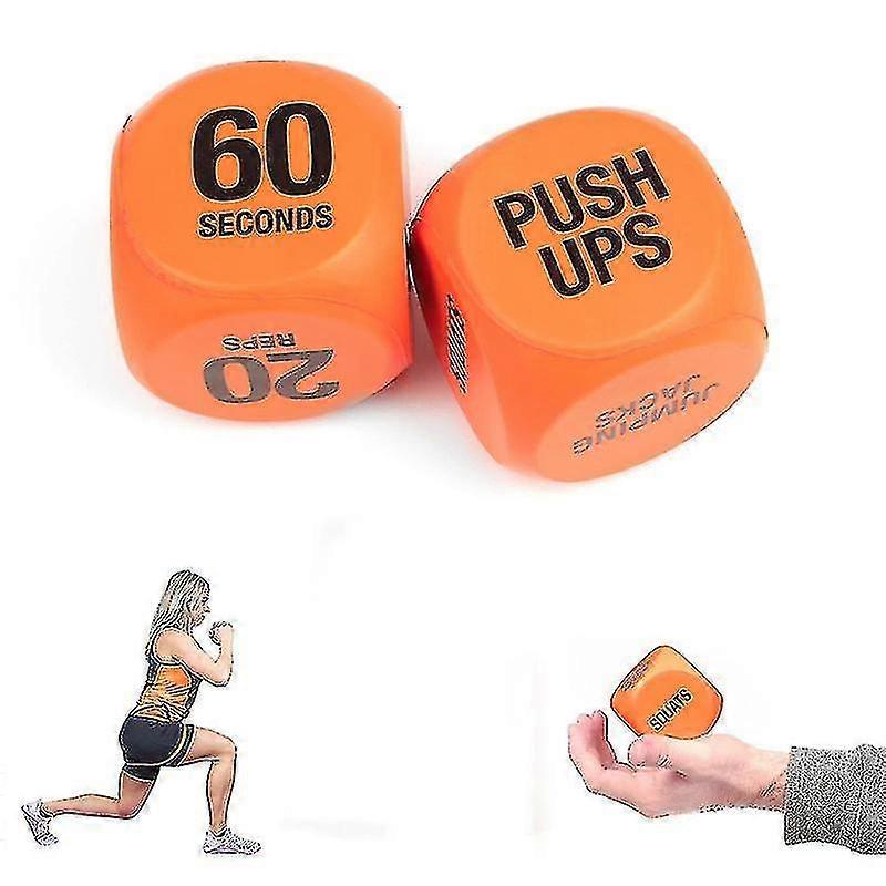 Exercise Dice For Workout Fun Fitness Decision Dice Training Routines Home Gym (1 Pcs, Random)
