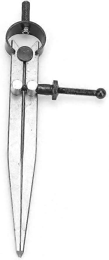 45# Steel Leather Craft Compass Wing Divider Adjustable Spring Compass Divider Leather Edge Line Marking Tools1pcssilver