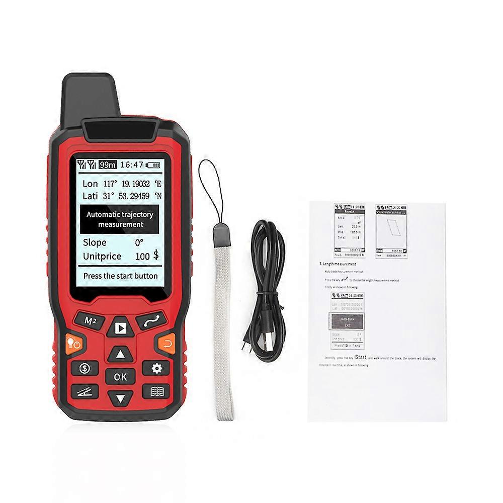 Handheld USB Navigation Track Area Calculation Meter Backlit LCD Automatically Trajectory Meter GPS Land Area Measure