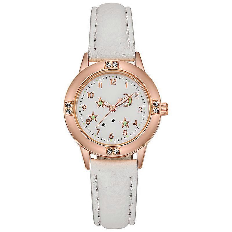 vit mellanstadieelev klocka damer klocka