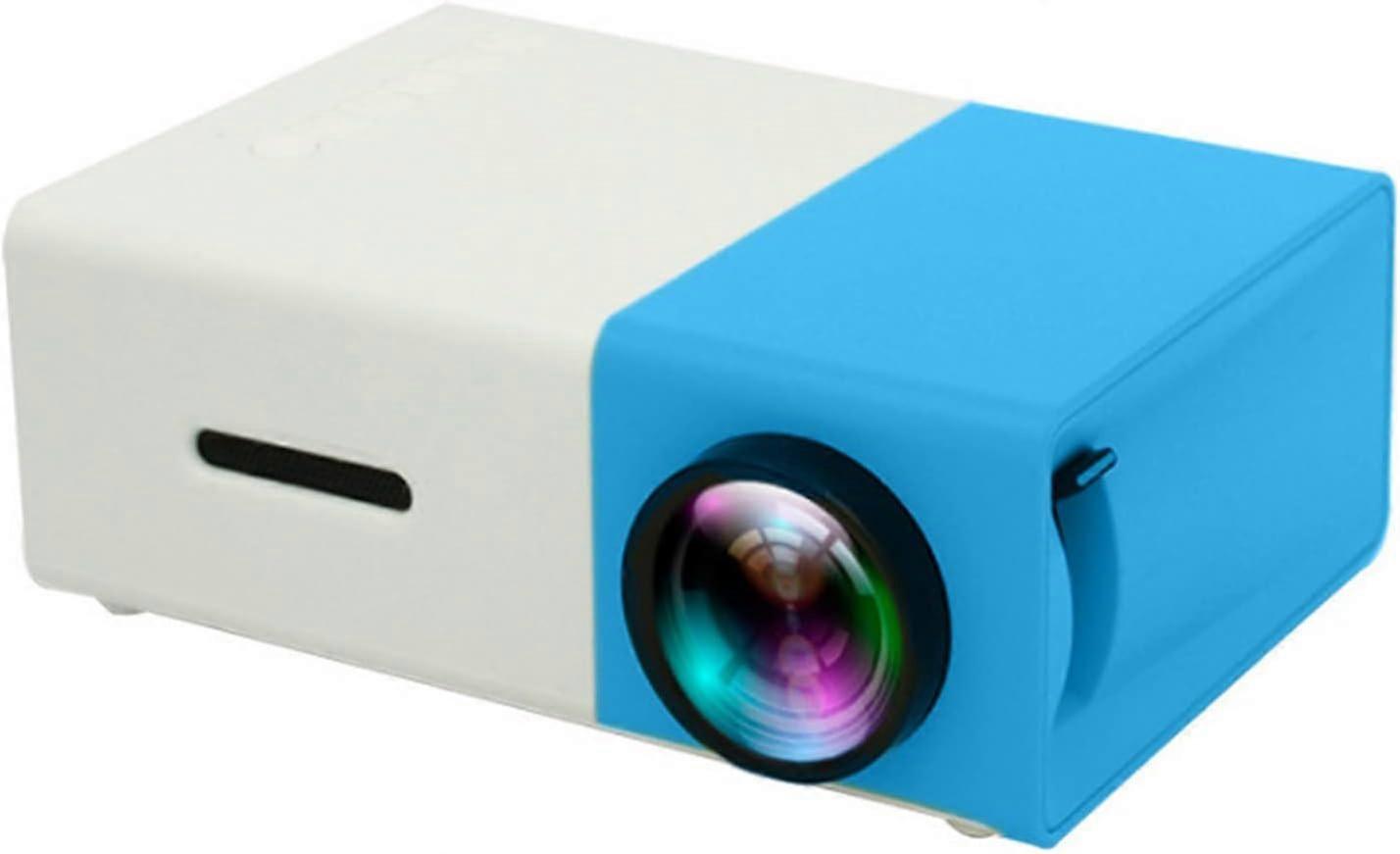 (Blue) mini portable projector, mini projector, video projector