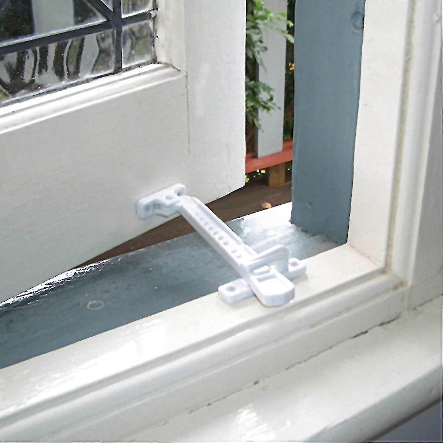 Window Lock,white, Child Safety Window Limit