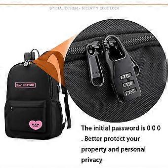 Kpop Sac à dos Lisa Rose JISOO Jennie Fashion Business Anti Theft