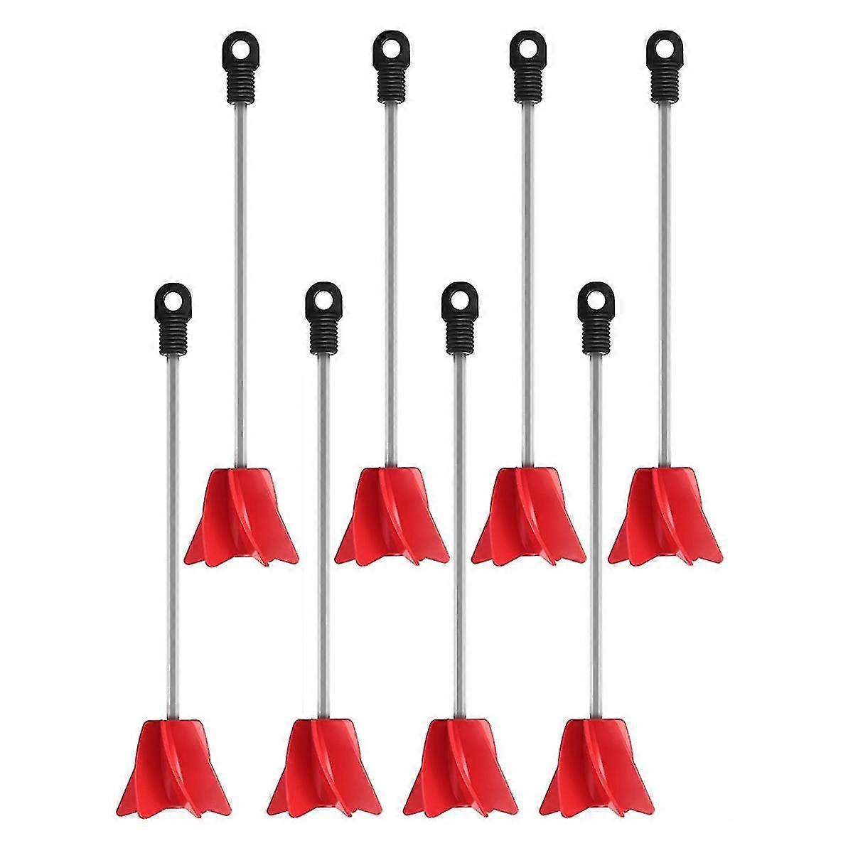 8 Pcs Paint Stirrer For Drill, Drill Mixer Attachment, Epoxy Mixer, Helix Drill Paint Mixer For Most Drills