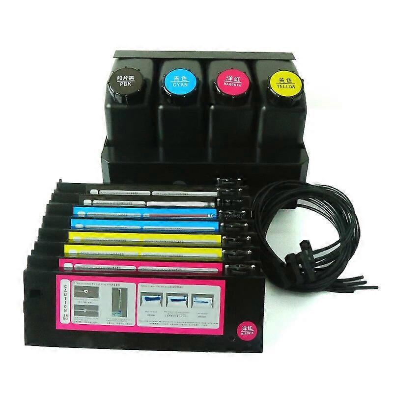 NEW Free Shopping Eco solvent printer roland Mimaki JV33 bulk ink system for JV33 JV5 JV3 TS3 (4 cartridge 220ml+ 4 bottles )