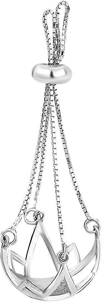 925 Sterling Silver Pearl Cage Pendant Pendant Mounting Setting