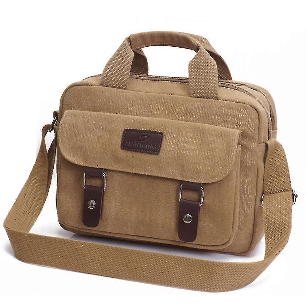 Large Capacity Shoulder Canvas Messenger Bag Computer Briefcase Notebook Retro Satchel Designer School Work Crossbody Bags