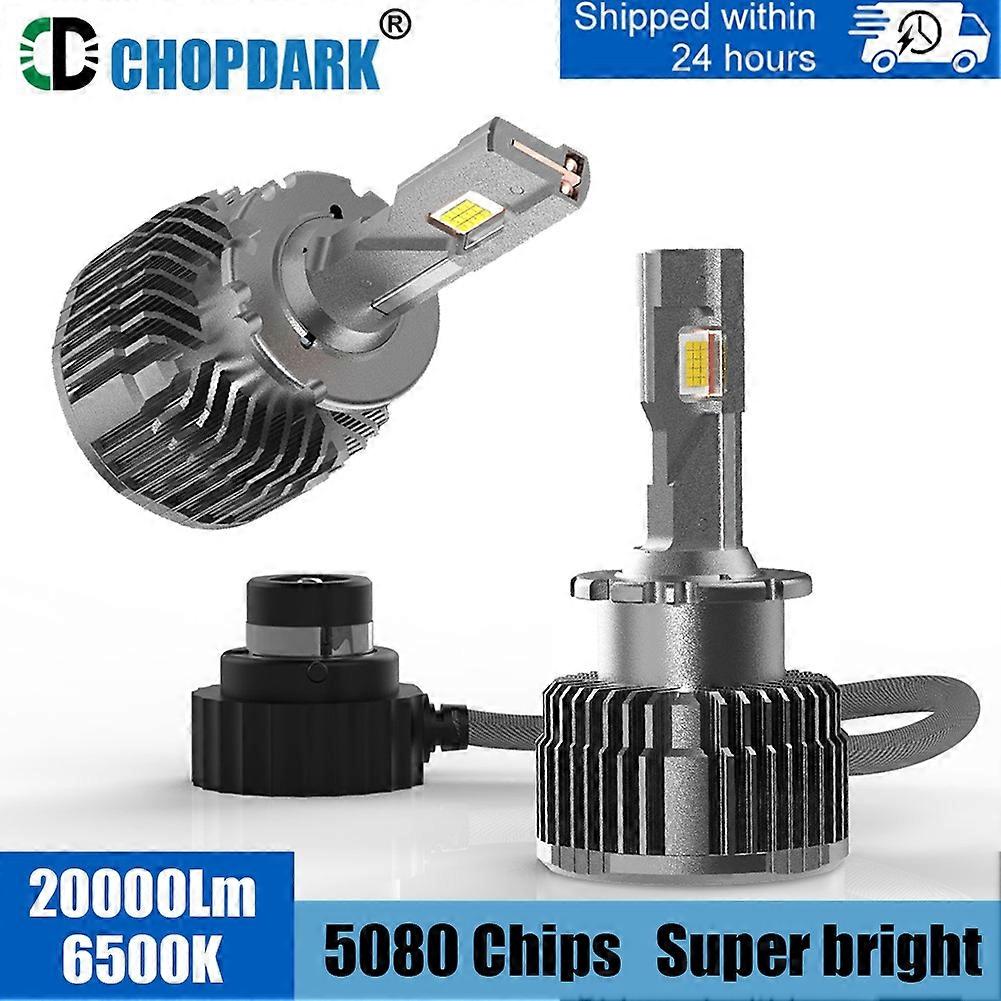 -20000LmLED D2S D2R D1S D1R D4S D4R D2C D3S D3R D5S D8S D1C Car Headlight Bulbs 20000Lm Projector Plug and Play White Bright Thermotube