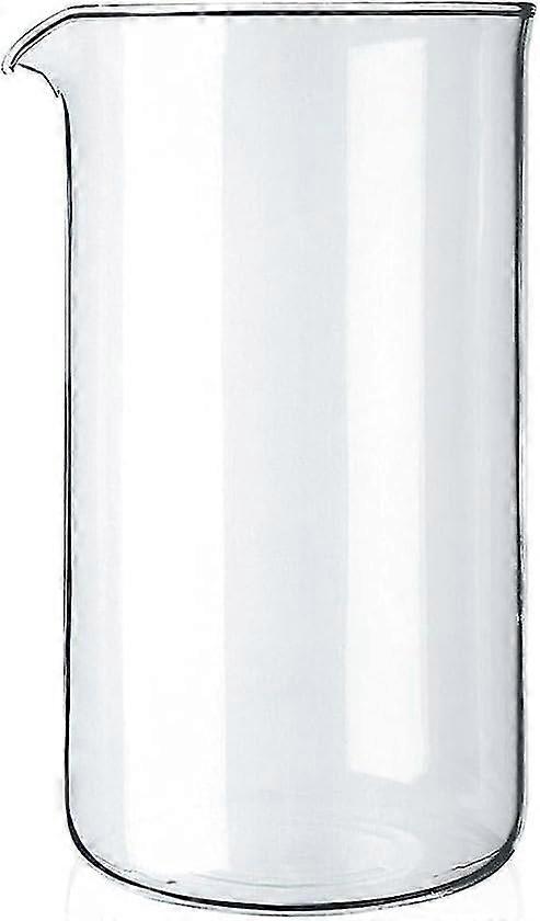 Piston de rechange en verre 8 tasses, transparent, 1 litre - diamètre 10 cm