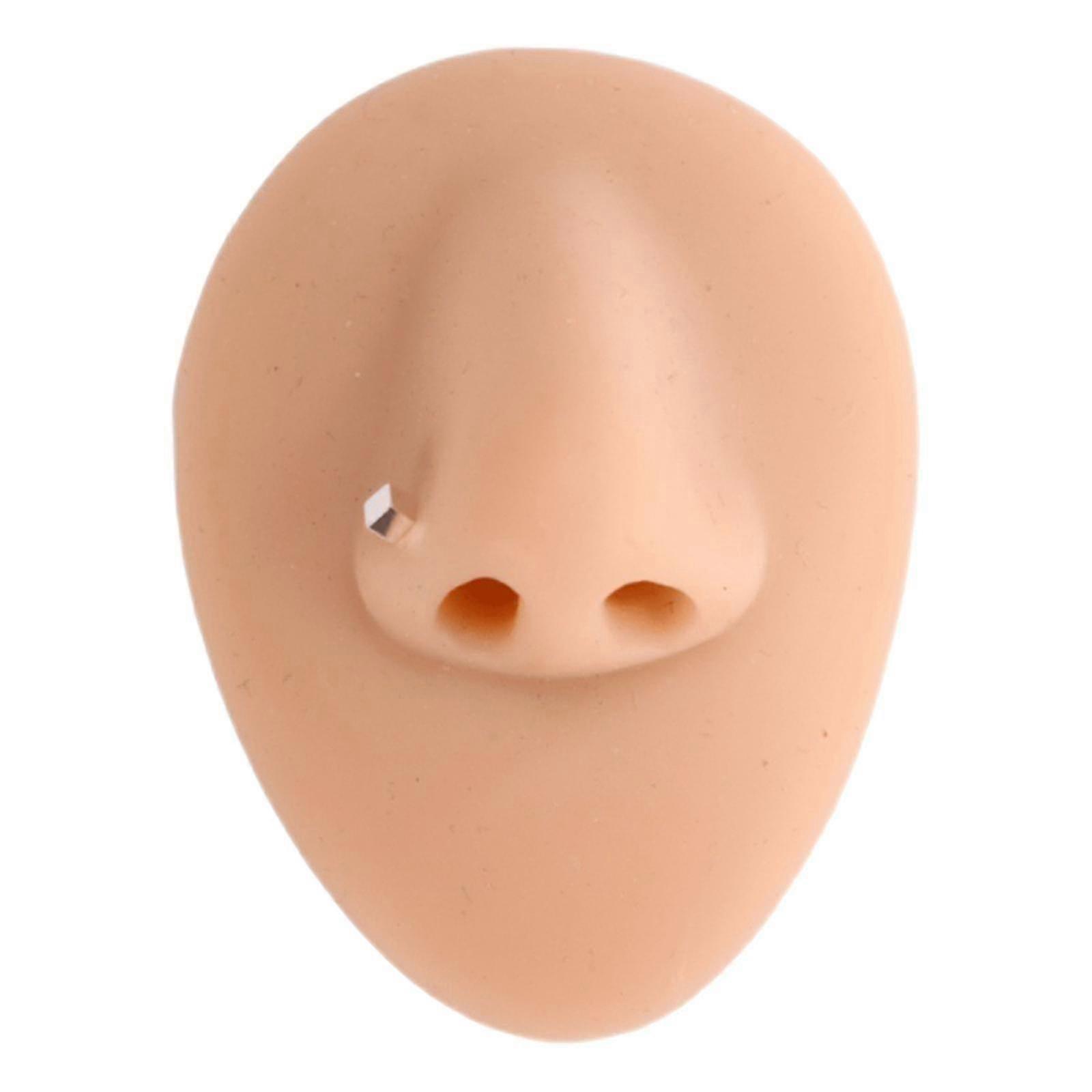 Silicone Nose Model 80mm Simulation Soft For Jewelry Display Without Stand-CE