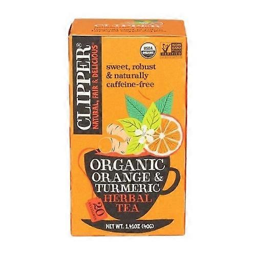 Clipper orgaaninen appelsiini- ja kurkumayrttitee, 1.41 oz (kotelo 6)