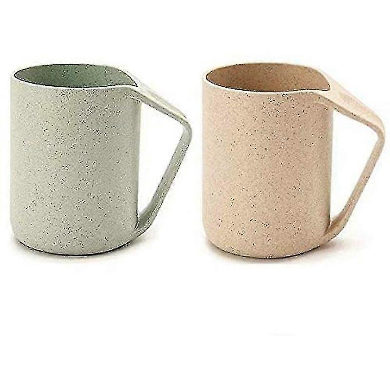 Environmentally Friendly, Healthy Wheat Straw, Biodegradable, Bamboo Plastic Cup, Mug, Compatib