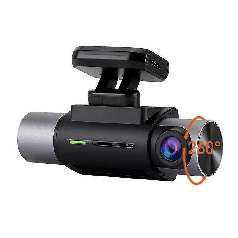 GPS Car Dash Cam Set Camera Recorder | 2.0 Inch Three-recording Driving Recorder 1080P High-definition Night Vision Camera