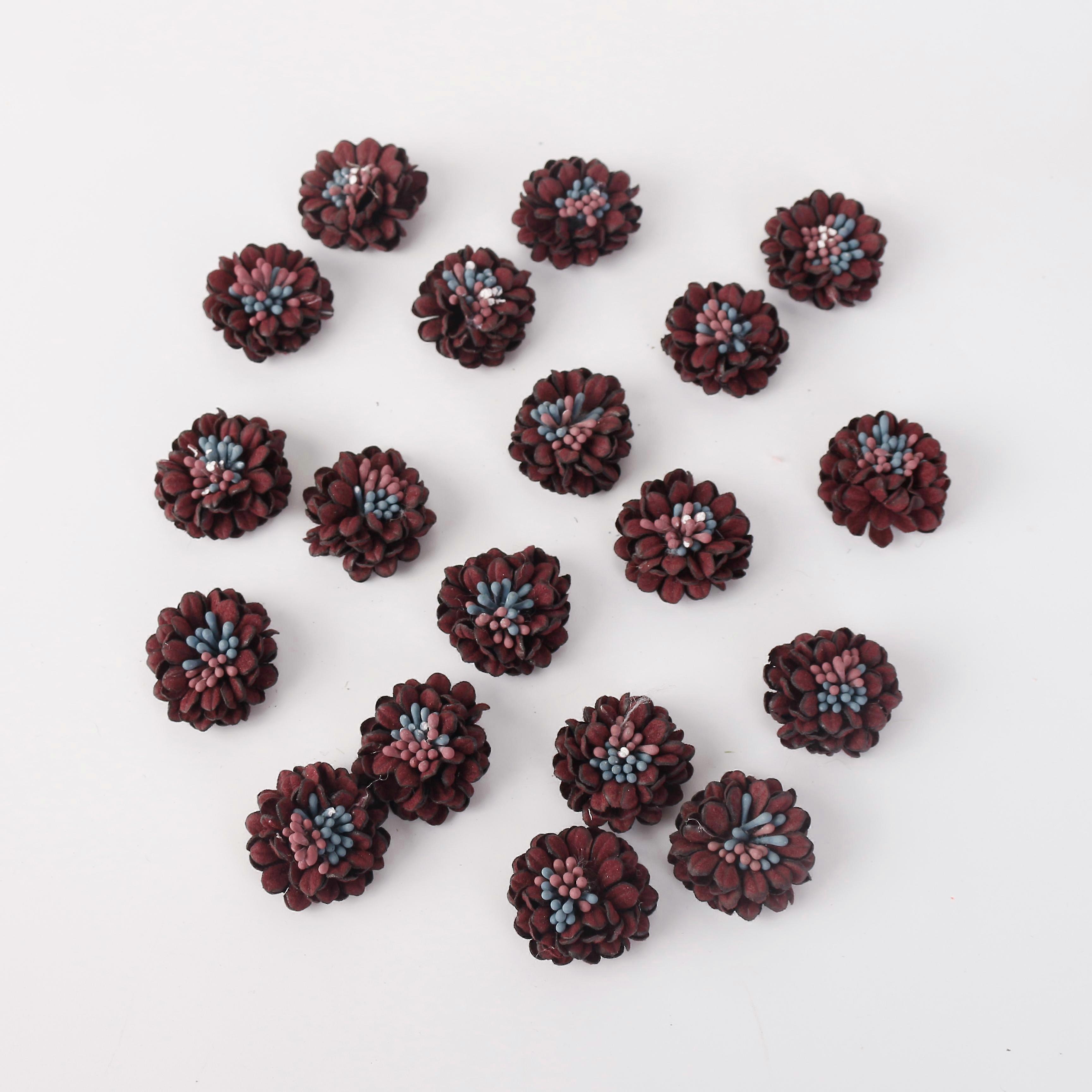 10 Pcs/Batch 3cm Silk Roses08a Hf6505