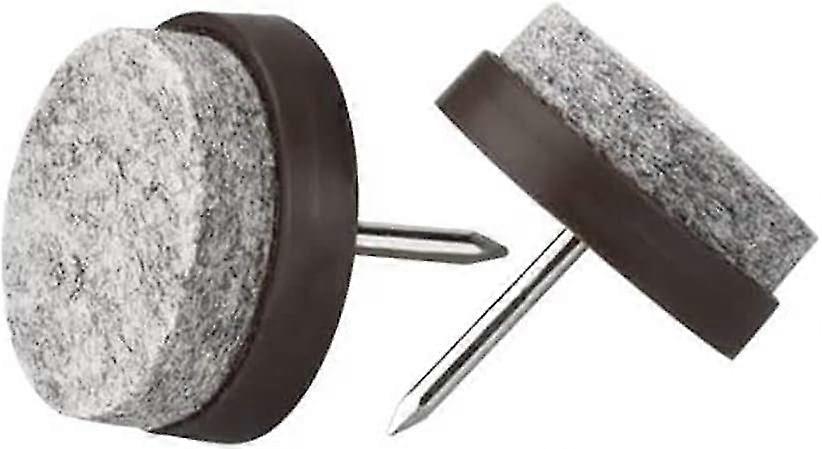 50 Pices Clous Patins De Meuble 22mm Rond Tampons Chaises Clou Pads En Feutre Glide Pour Chaises En Bois Tabourets Et Pieds De Table