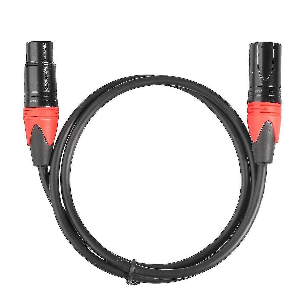 Xlr Cable Male To Female Audio Signal Cable Balanced Xlr Karon Microphone 3 Pin Xlr Cable 10ft Red