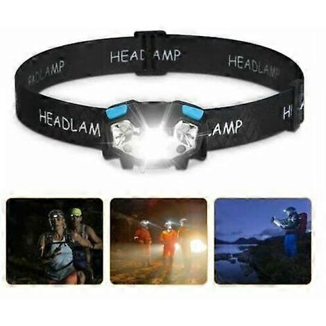 LED headlamp, motion sensor headlamp Waterproof work light, USB rechargeable, 5 lighting modes , adjustable headband