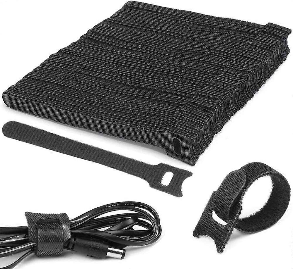 Cable Ties, 150Pcs Cable Ties, Cable Ties Set, Cable Straps, Reusable Hook and Loop Straps, Cable Tidy Organizer (150 Pieces)