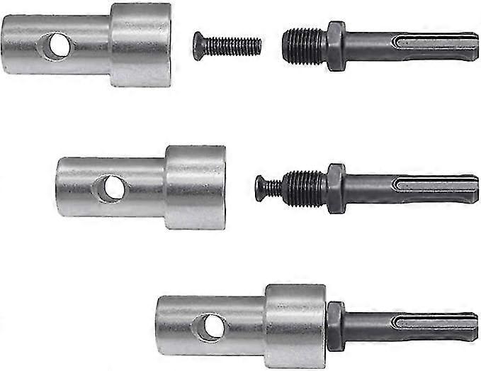Electric Drill Adapter For Cordless Drill And Cordless Drill, Sds Plus To 0.5inch Thread (M13 X 15mm) Round Shank For Impact Driver