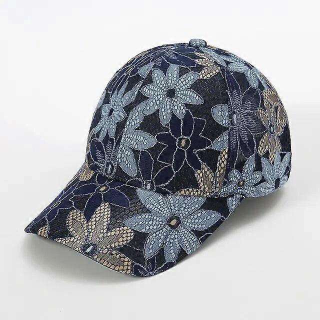 Sequins embroidered baseball cap butterfly embroidered duck tongue lip print tide hat men's hat wholesale screen hat gorrasCostume Hats