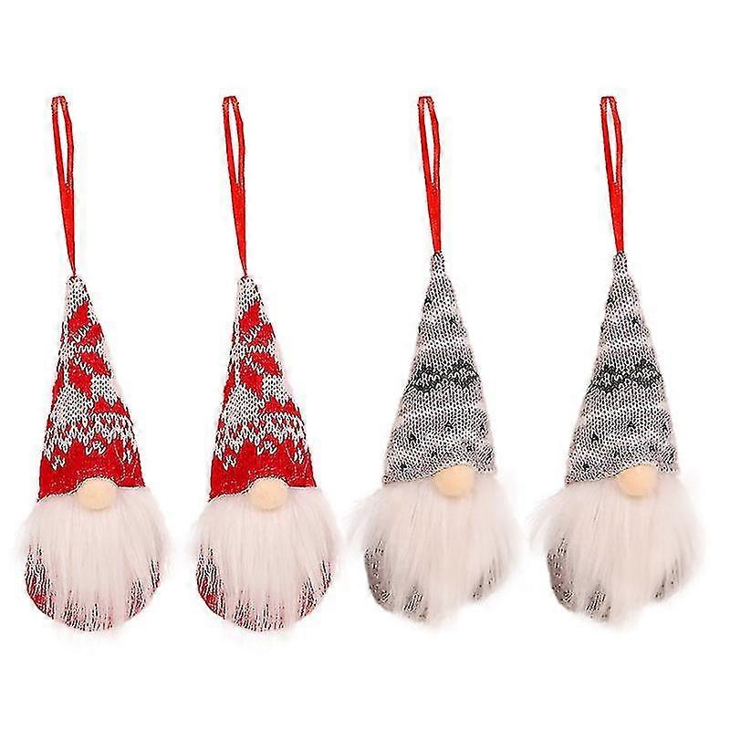 4pcs Décor suspendu de Noël
