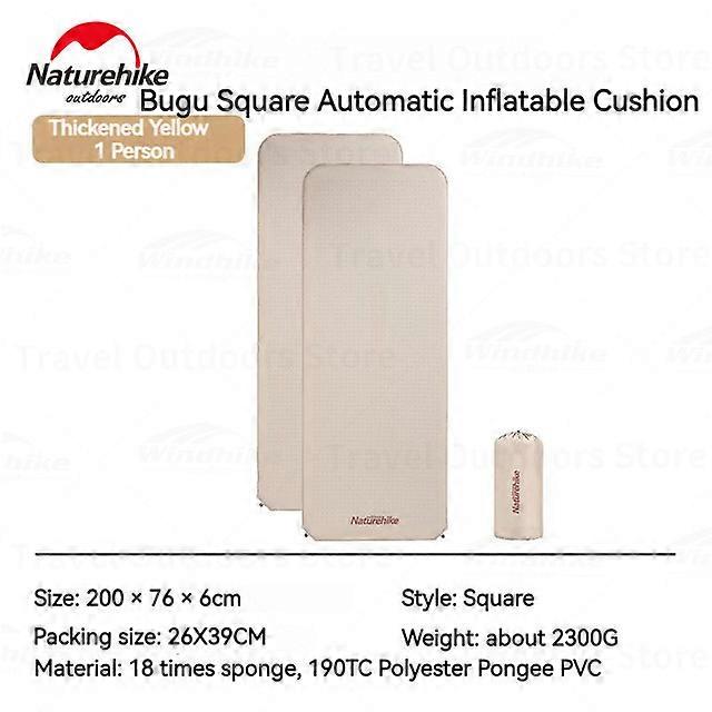 Self-inflating Mat Trip Air Bed Mattress Tent Sleeping Pad Sponge Cushion Adult Single/Adult Ultralight 3cm/6cm Thickness
