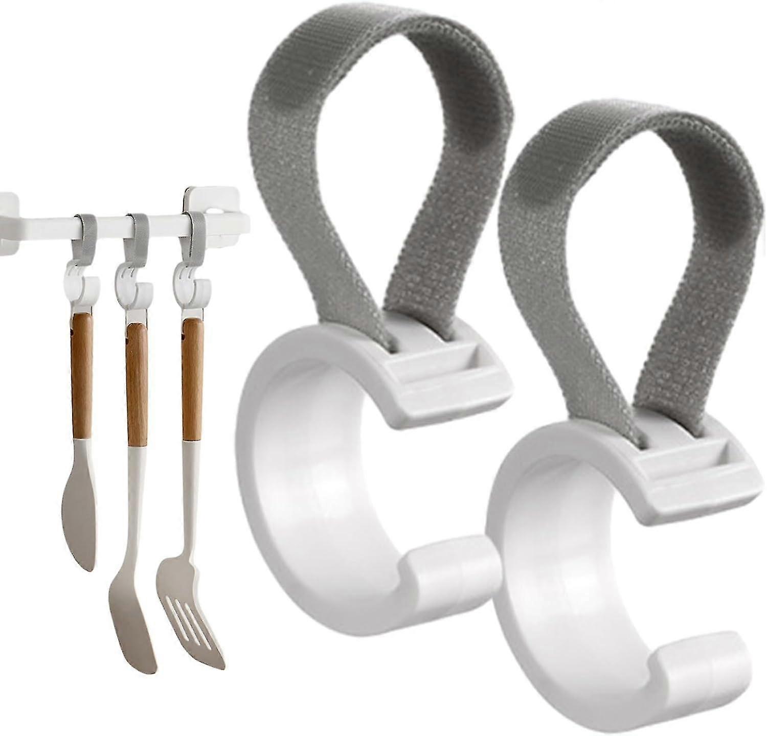 2024 Multifunctional Hook for Car Closet Hooks for Clothes - 2 Pack Car Purse Hooks  Automatic wallet hook with self-adhesive strapping for bicycle