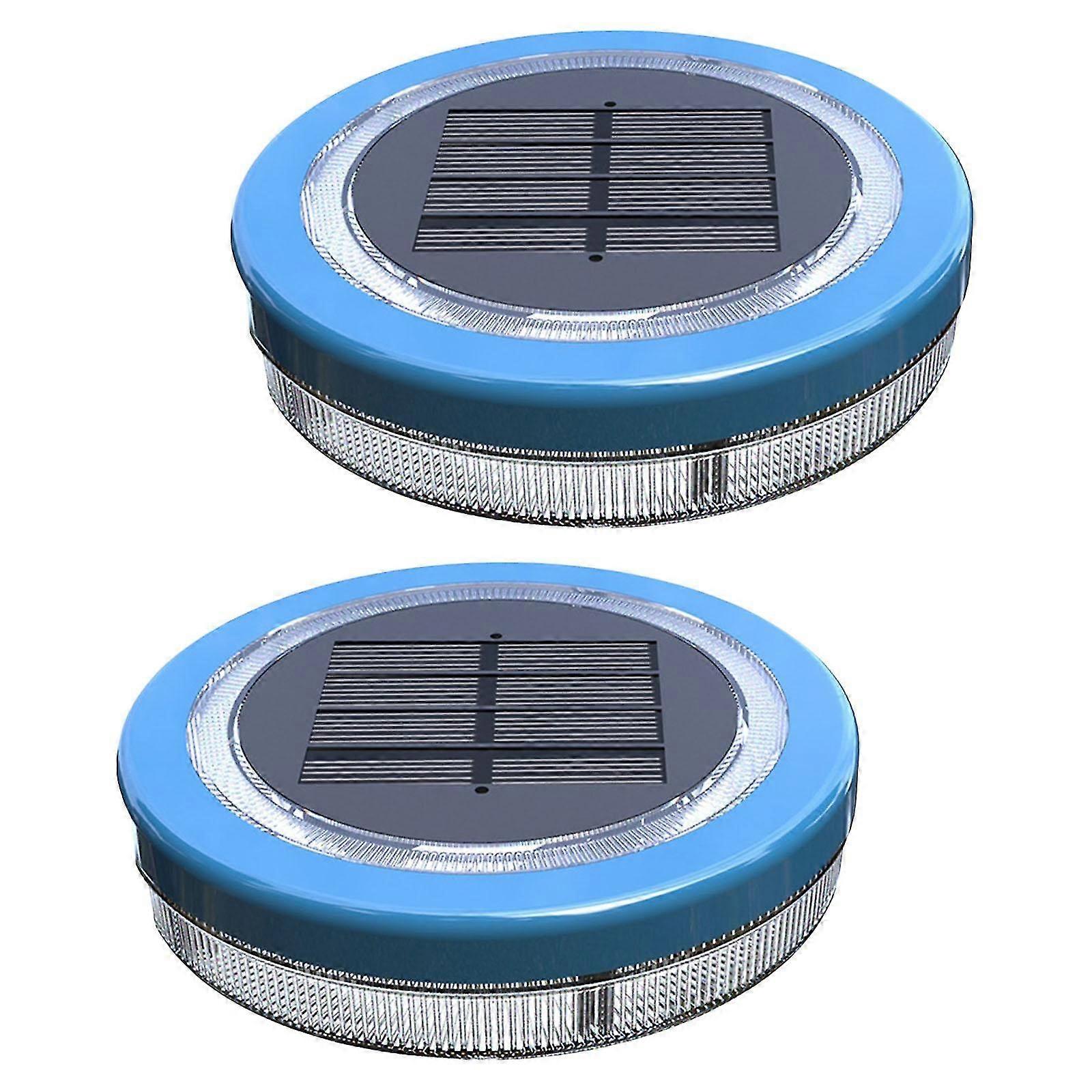 Led Solar Lamp Floating Lights For Tub Swimming Pool Garden Warm Light