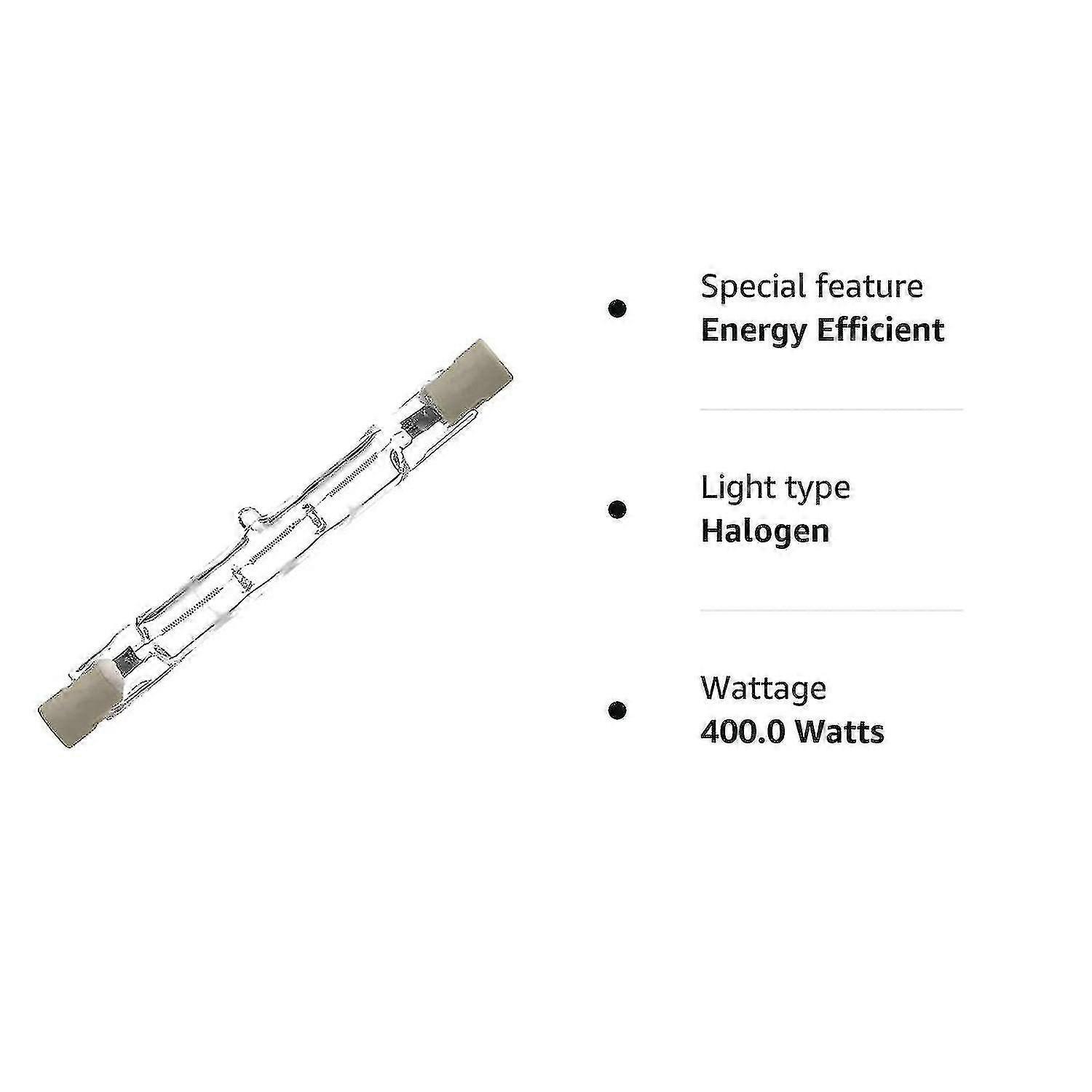 لمبة هالوجين خطية ايكو - R7 - 78 ملم - ابيض - 120 واط (150 واط) - عبوة من 5 قطع