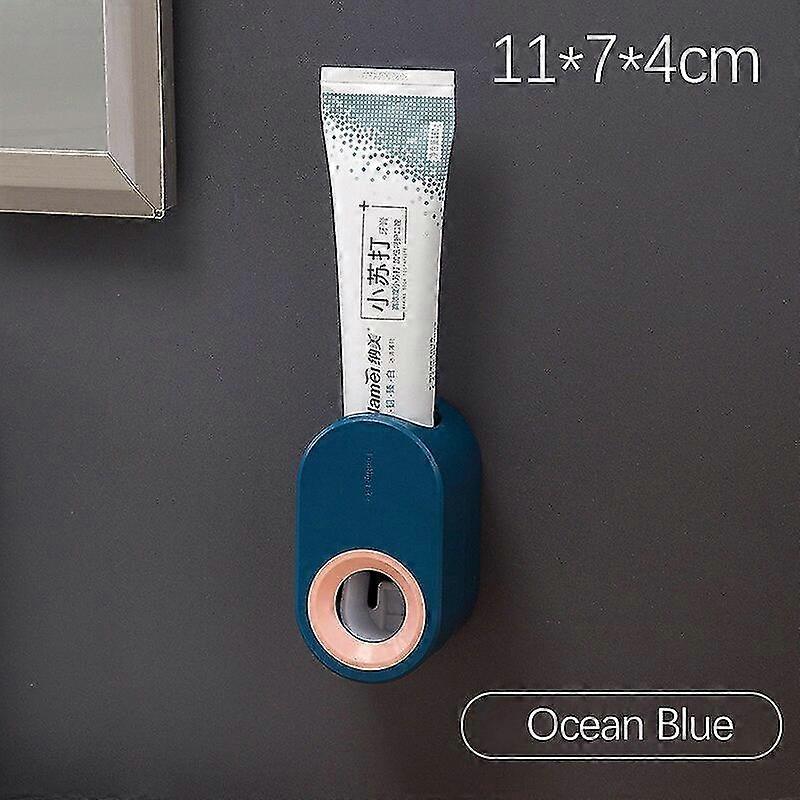Automatic Toothpaste Dispenser Bathroom Accessories Set Toothpaste Squeezer Wall Mount Holder Toothbrush Squeezer Holder Rack