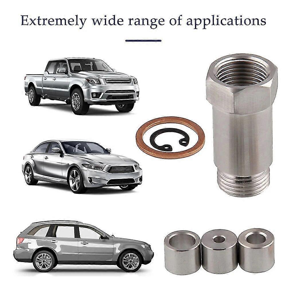 Lambda Oxygen Sensor Spacers Adapter Kit M18 X 1.5 Bung Extender Car Accessories