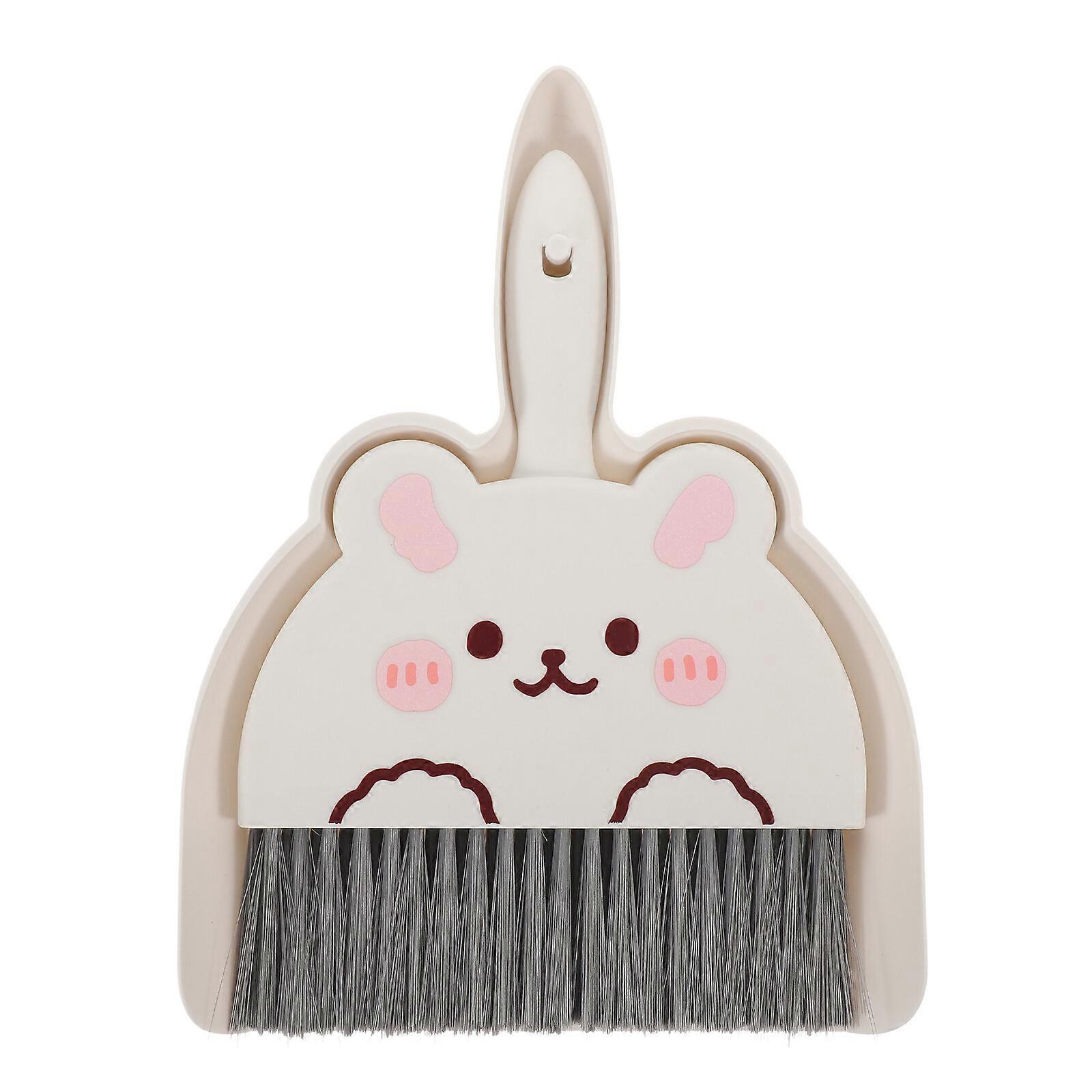 1 Set Mini Cleaning Broom Dustpan Table Brush Set Dining Table Sweeper Cleaning Tool