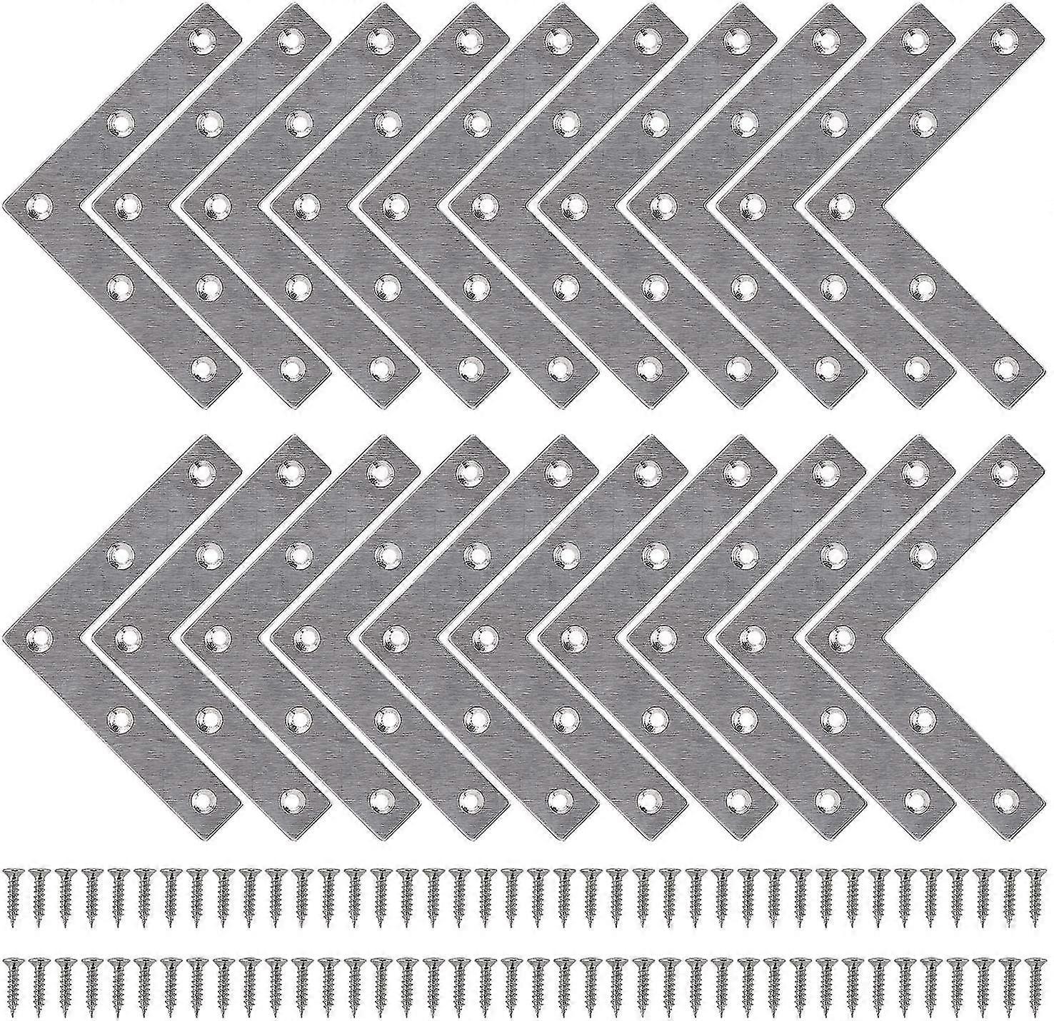 L-shaped Fixing Shelf Bracket Set