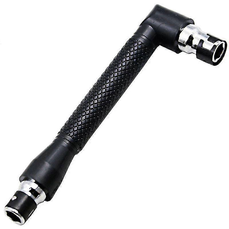 Hex Socket Wrench L-shape, Double Head Torque Wrench For Screwdriver Bits Hand Tool(1pc, Black)